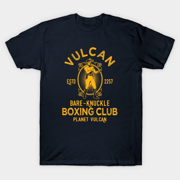 Star Trek Vulcan Bare-knuckle boxing 2.0 T-Shirt by ROBZILLA